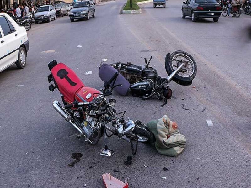 تصادفات مربوط به موتور سیکلت ها